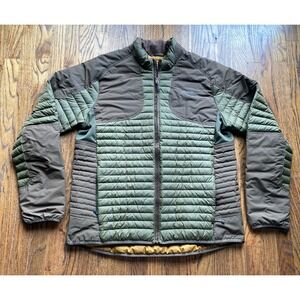 Eddie Bauer Jacket Mens XLT StormDown 700 Sport Shop Puffer Down Hunting Green